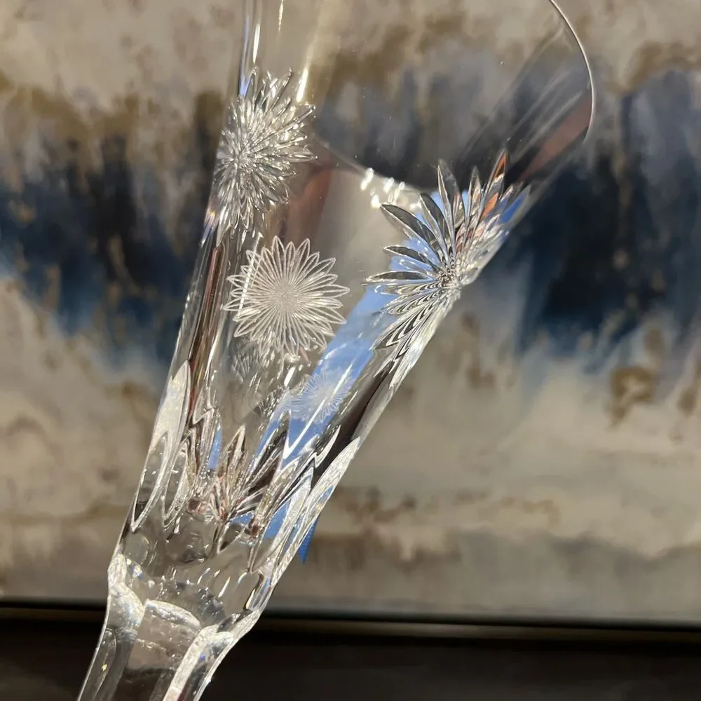Waterford Crystal Snowflake Wishes 2013 Third Edition Goodwill Flute/ See Detail